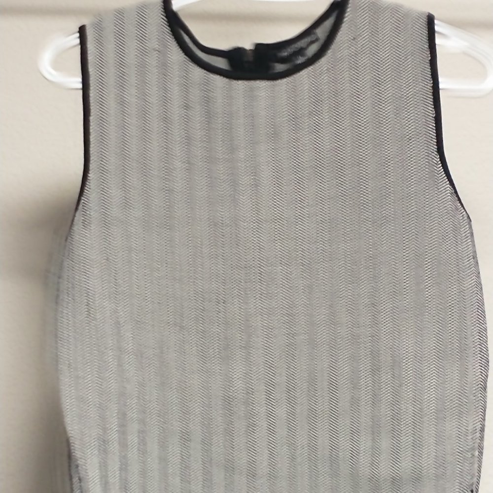 Eva Longoria Chevron Patterned Sweater Vest
